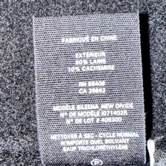 Theory Sileena New Divide Black Wool/Cashmere Blend Coat Size Small - Picture 6 of 12